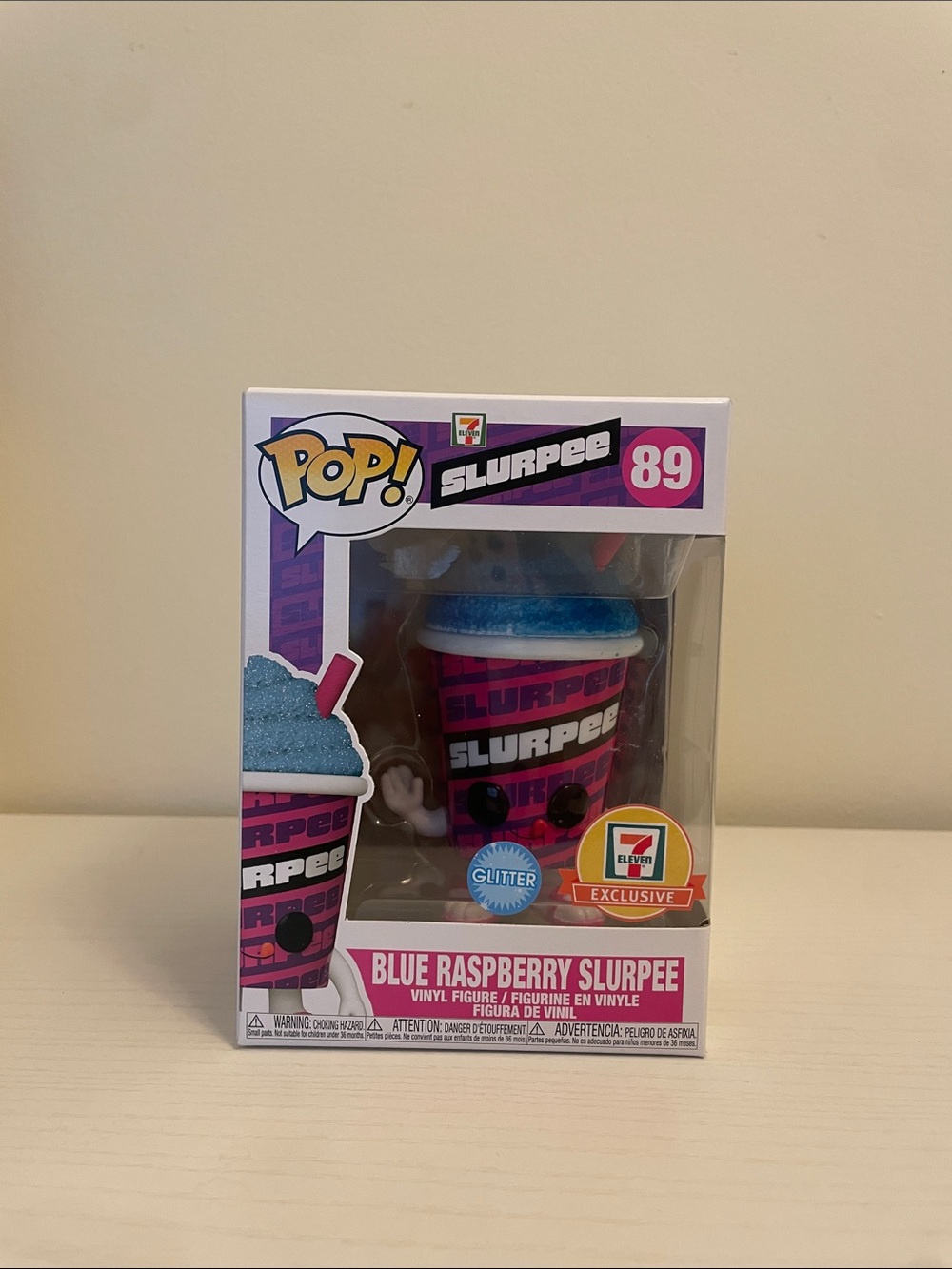 Funko Blue Raspberry Slurpee Glitter Pop with Pink and Purple Cup